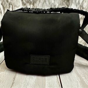 Dagne Dover Black Kitty Puff Crossbody Multi Compartment Travel Gorpcore Granola